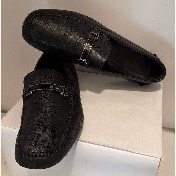 PRADA Loafers Men’s Size 10 - Picture 1 of 12